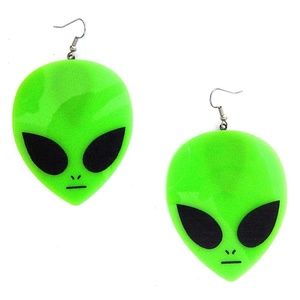 GASOLINE GLAMOUR JUMBO FORBIDDEN MARTIAN EARRINGS👽🛸🚀